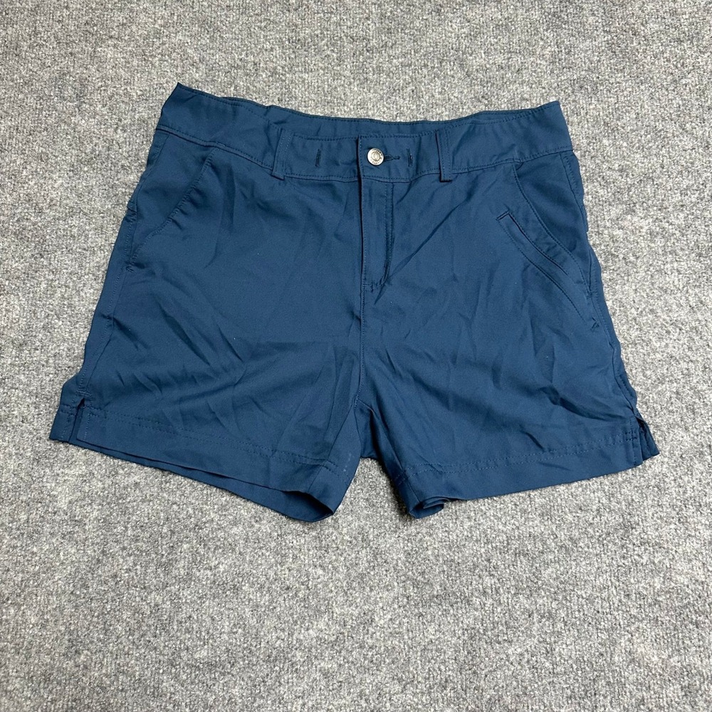 Magellan Outdoors Shorts Womens Size M Blue Hiking Lightweight Utility Quick Dry